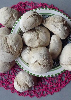 Foto de Pão de água com farinha de espelta e farinha integral