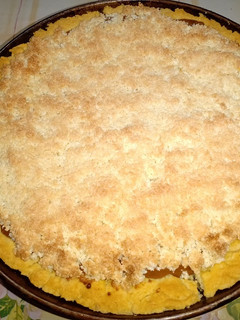 Una foto de Tarta de coco y dulce de leche