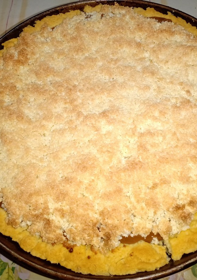 Una foto de Tarta de coco y dulce de leche