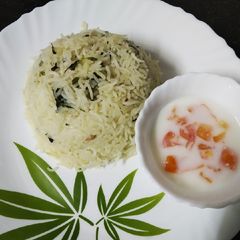 A picture of Pudina rice.
