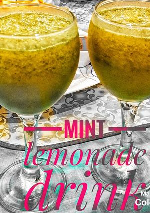 A picture of Mint lemonade drink.