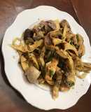 Măng xào lòng gà