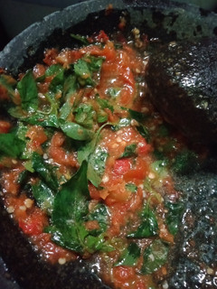 Foto resep Sambal mentah kemangi