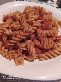 Sonkás tészta recept fotója
