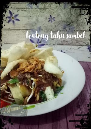 Foto resep Lontong tahu sambel