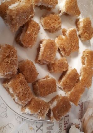 صورة لوصفة كنافة بالكريمة 😋