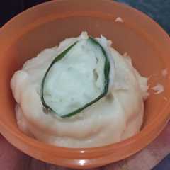 A picture of Bubur sumsum lembut.