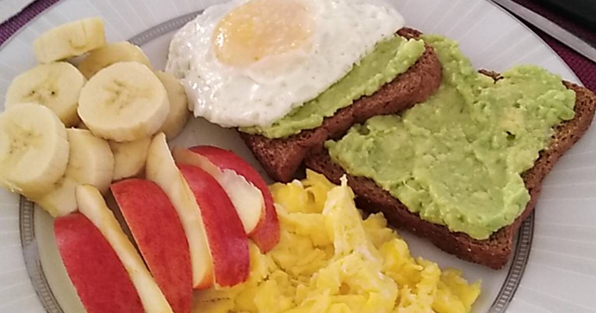 Desayuno saludable opción 1 Receta de Lulu Ortiz- Cookpad
