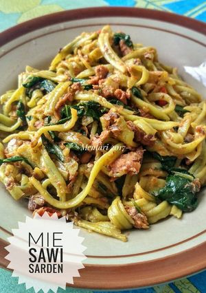 Foto resep Mie Sawi Sarden