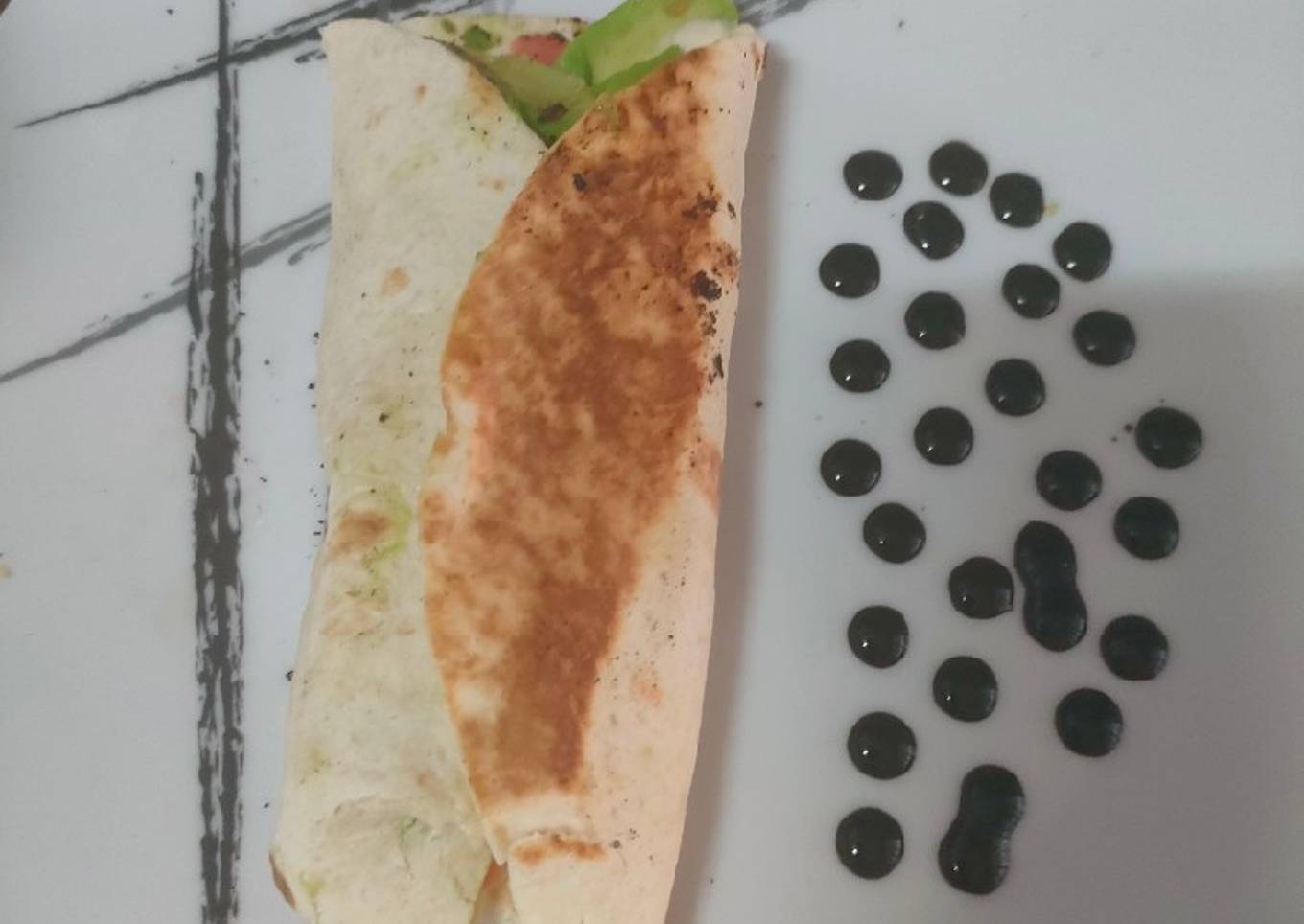 Fajita de aguacate y salmón