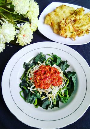 Foto resep Rujak kangkung
