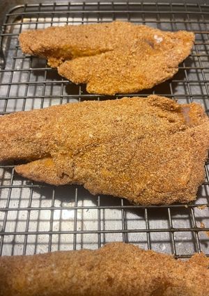 A picture of Air-fried Fish fry 🐟.