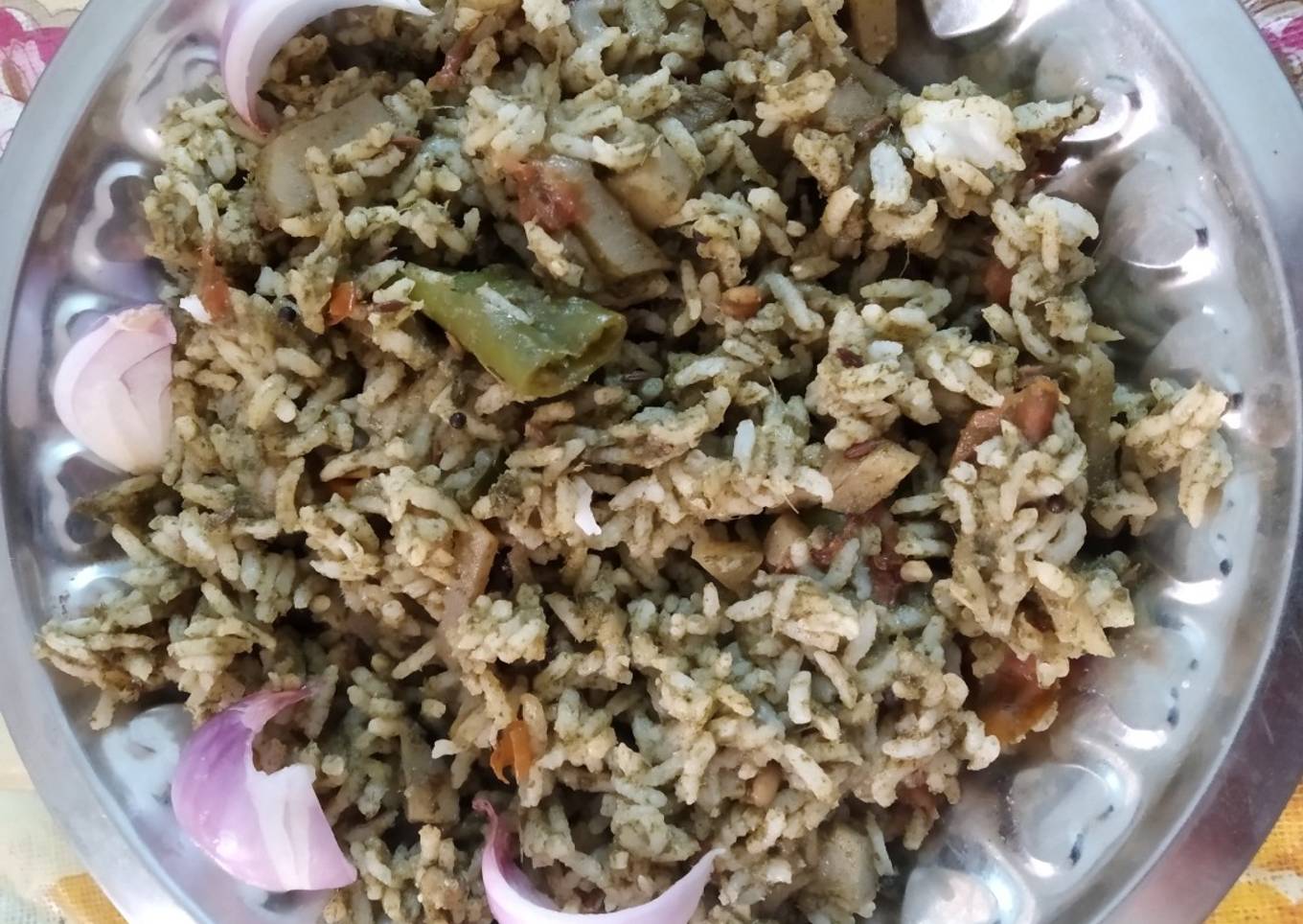 South indian mint rice