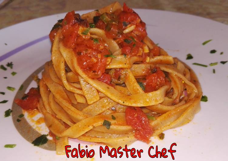 How to Make Perfect Fettuccine Integrale all&#39;Arrabbiata
