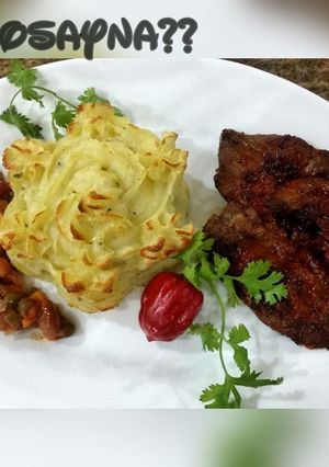 A picture of Whosayna’s Fried Steak.