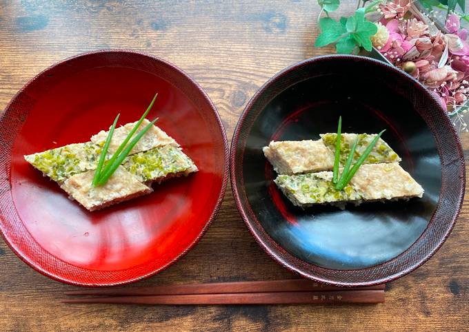 Japanese Chicken Tsukune (Chicken Cake)