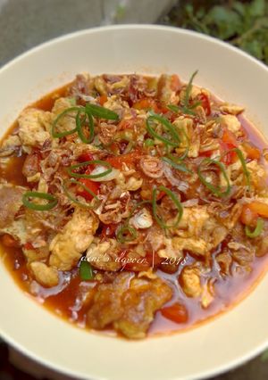 Foto resep Gongso telur semarang