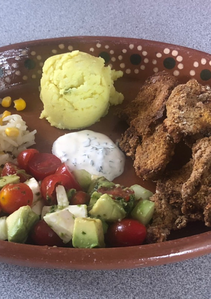 Una foto de Hongos empanizados en AirFryer