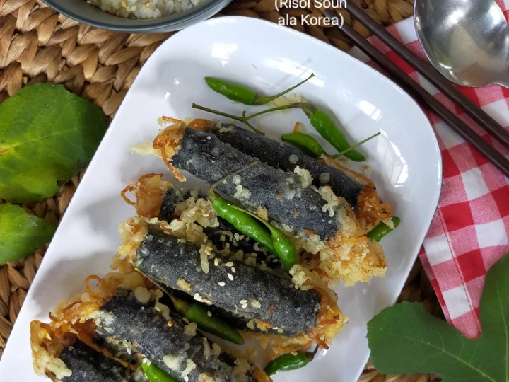 Langkah Mudah untuk Membikin Resep Gimmari (Risol Soun ala Korea) yang Sempurna Anti Ribet, Mantap Sekali