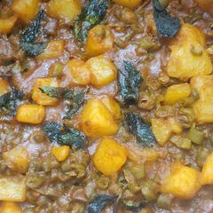 A picture of Beans Potato Curry.