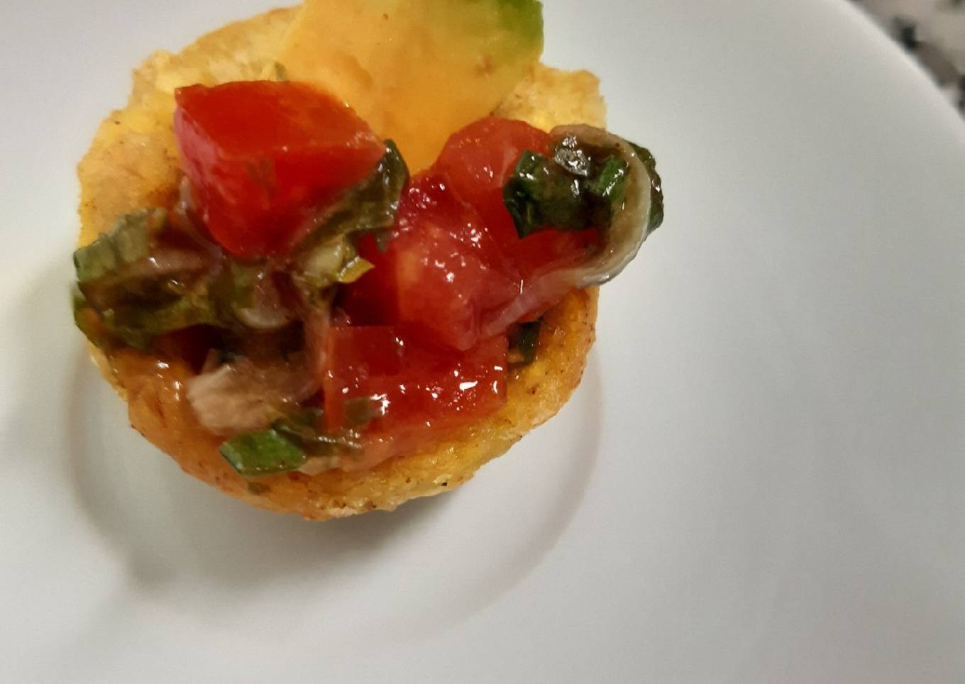 Niditos o sombreros de plátano rellenos