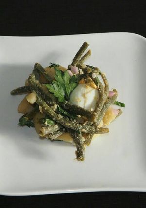 Une photo de Salade haricots verts et pommes de terre