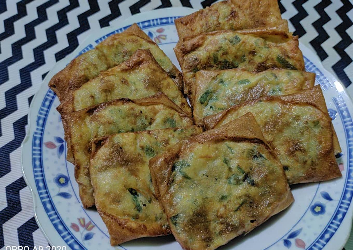 Martabak telur kentang