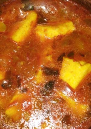 A picture of Paneer ki sabji.