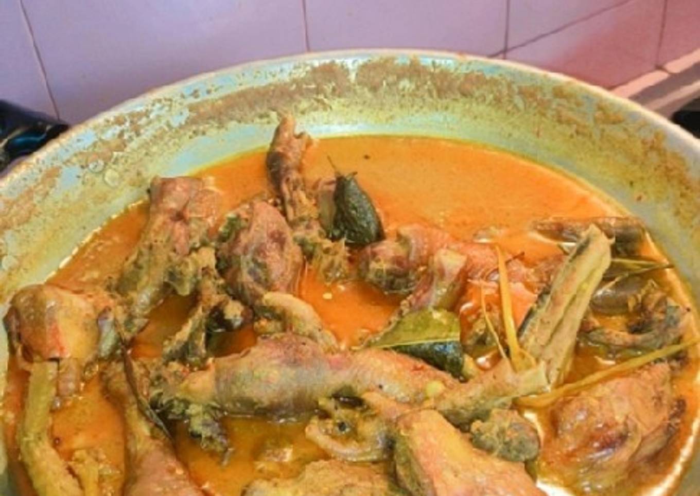 Ayam Kampung Opor Pedas