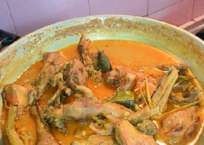 Resep: Ayam Kampung Opor Pedas Gampang