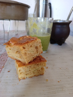 Una foto de Torta de manzana sin gluten, apta para BLW