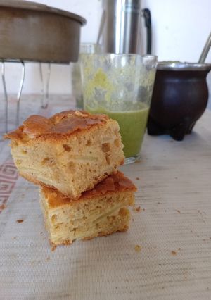 Una foto de Torta de manzana sin gluten, apta para BLW