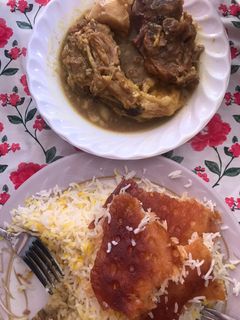 عکسی از دستور چلو گوشت