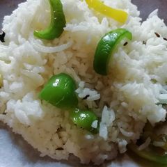 A picture of Veg jeera rice.