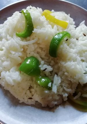 A picture of Veg jeera rice.