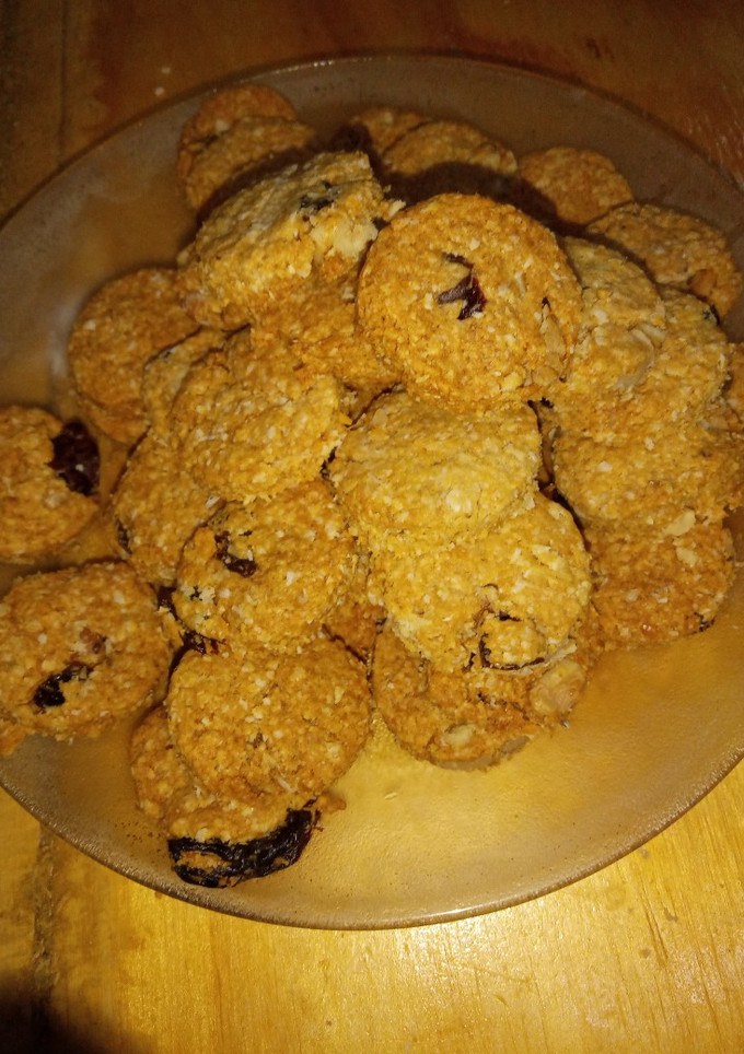 Una foto de Galletitas de avena, coco y frutos secos