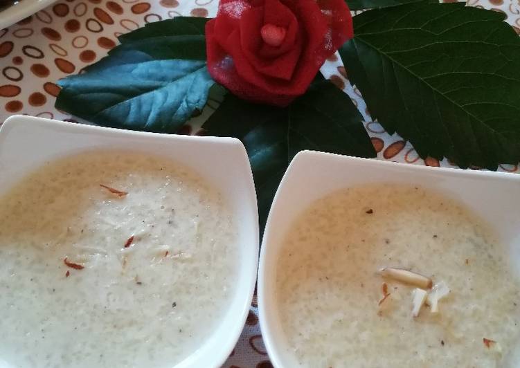 Recipe of Homemade Leftover rice firni