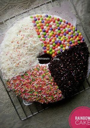 Foto resep Bolu Rainbow Kukus