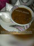 Mashed rice with miyan kubewa