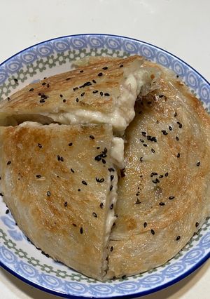 爆漿香蕉乳酪絲餅 的食譜成品照片