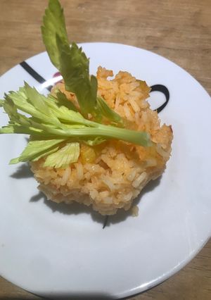 Una foto de Arroz rojo