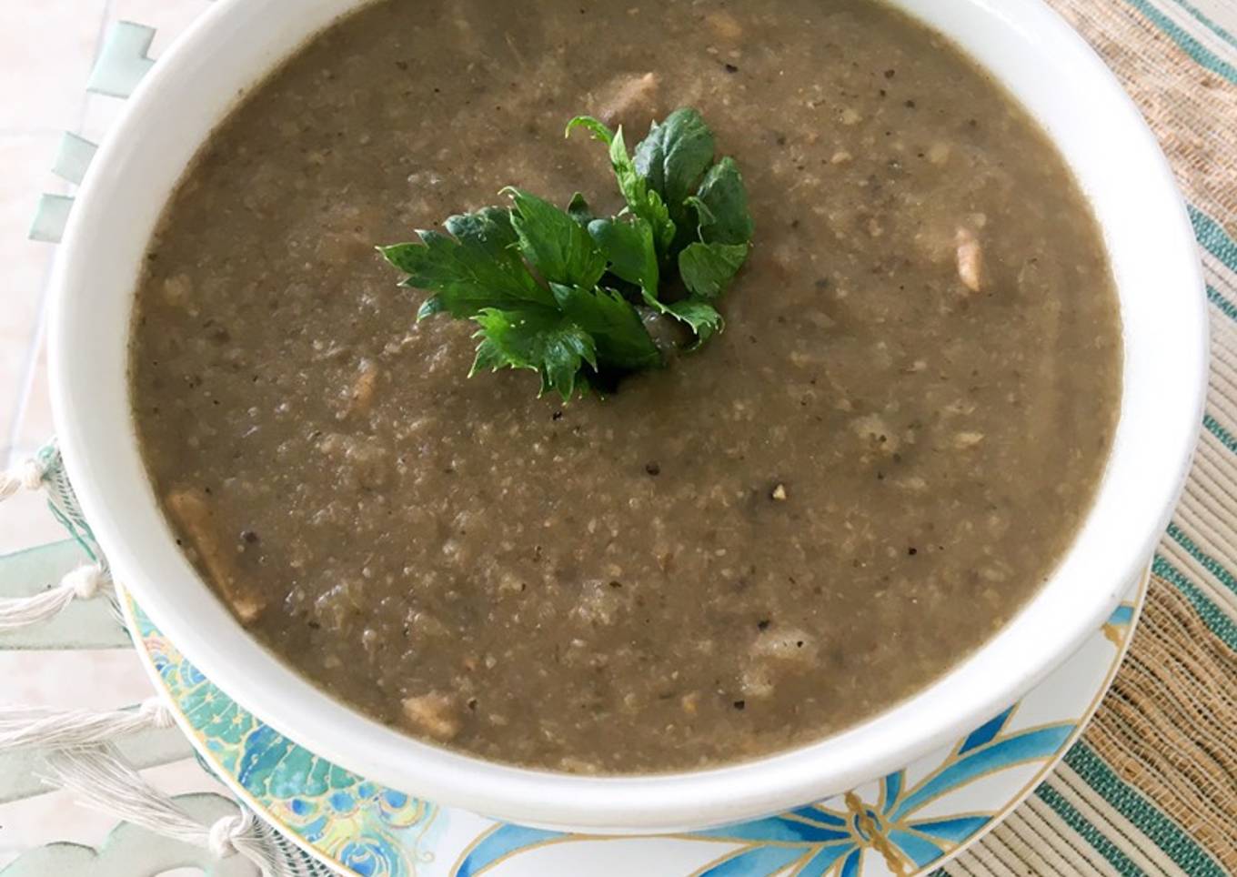 Creamy Mushroom Soup (without cream)