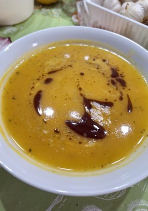 Sütőtök krémleves recept fotója