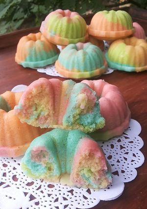 Foto resep Bolu Kukus Mini Unicorn