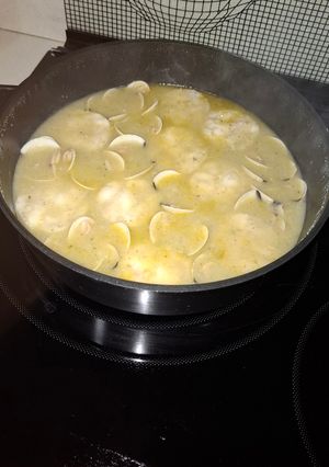 Una foto de Merluza en salsa verde