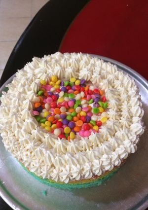 Foto resep Rainbow cake