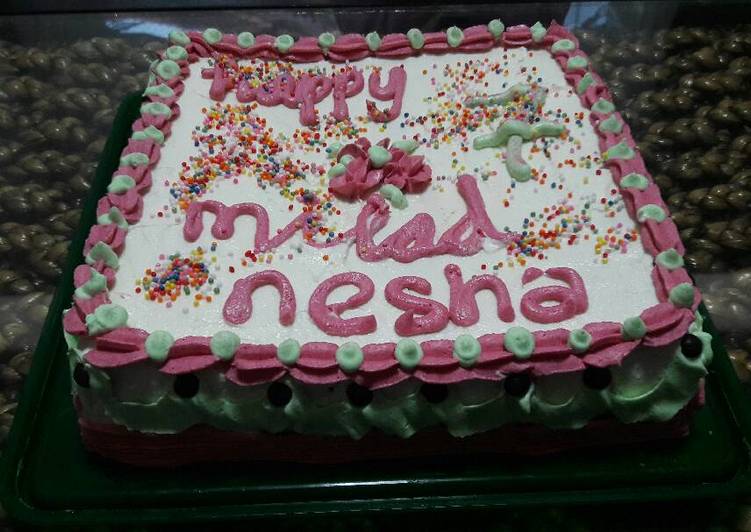 buttercream frosting dengan WCC
