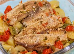 Foto de Filetes de Tilápia Assados