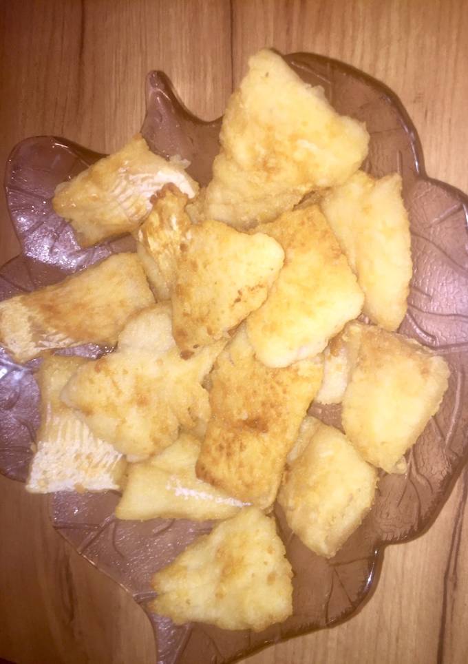 Жареное филе хека