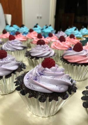 Una foto de Cupcakes esponja de chocolateEn Thermomix